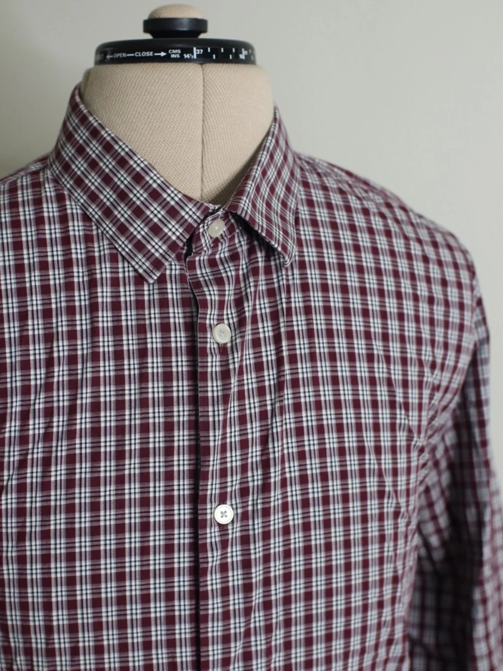 Vintage Banana Republic Plaid Summer Shirt with a Preppy Vibe